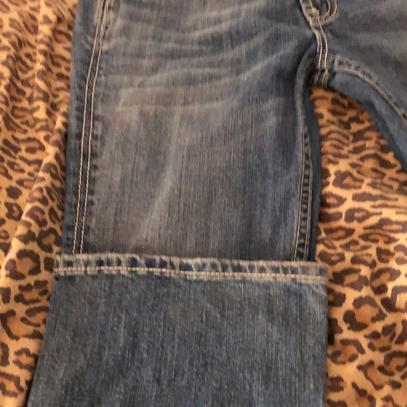 MISS ME size 30 blue jeans fits 10/12 straight boot like new some stretch - Picture 6 of 14
